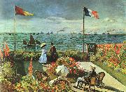 Claude Monet Terrace at St Adresse painting